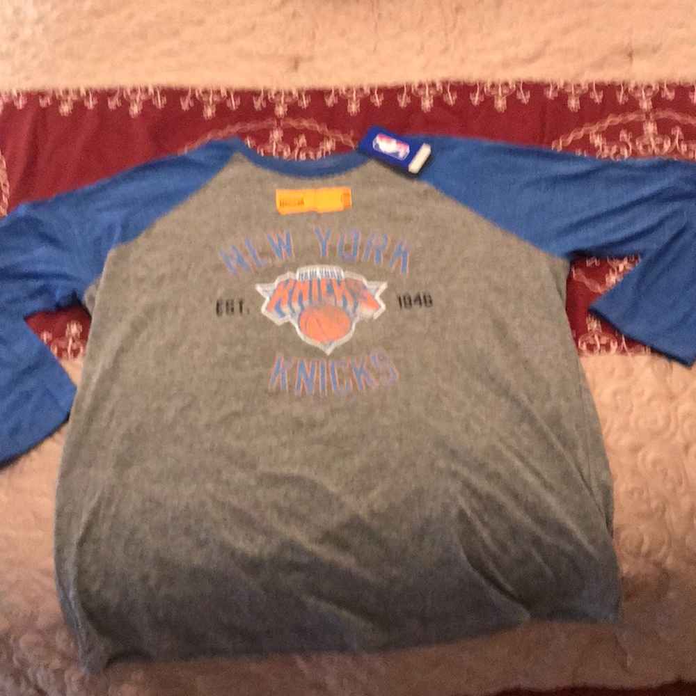 NWT Men’s Knicks, long sleeve t shirt.